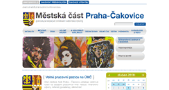 Desktop Screenshot of cakovice.cz