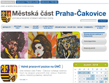 Tablet Screenshot of cakovice.cz